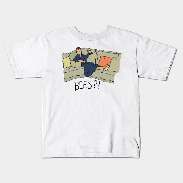 Arrested Development Gob Bees Kids T-Shirt by JennyGreneIllustration